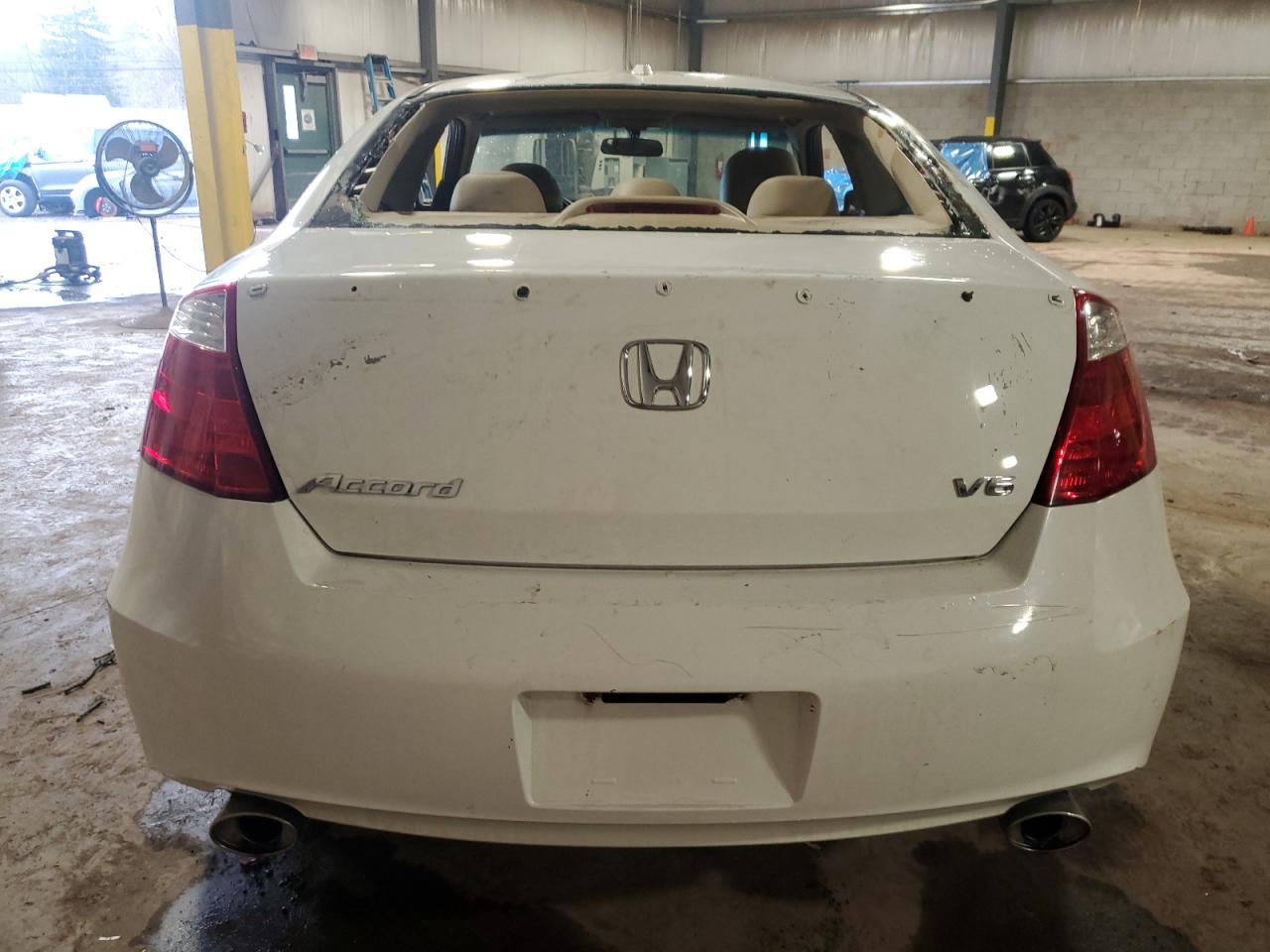 2010 Honda Accord VIN 1HGCS2B80AA008098 Copart auction photo, top/roof / rear end damage thumbnail 6
