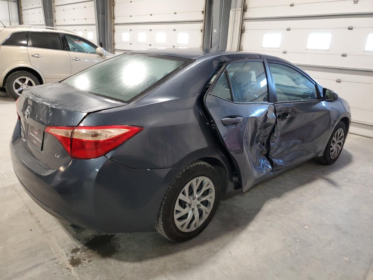 2018 Toyota Corolla VIN 2T1BURHE4JC982141 Copart auction photo, all over damage thumbnail 3