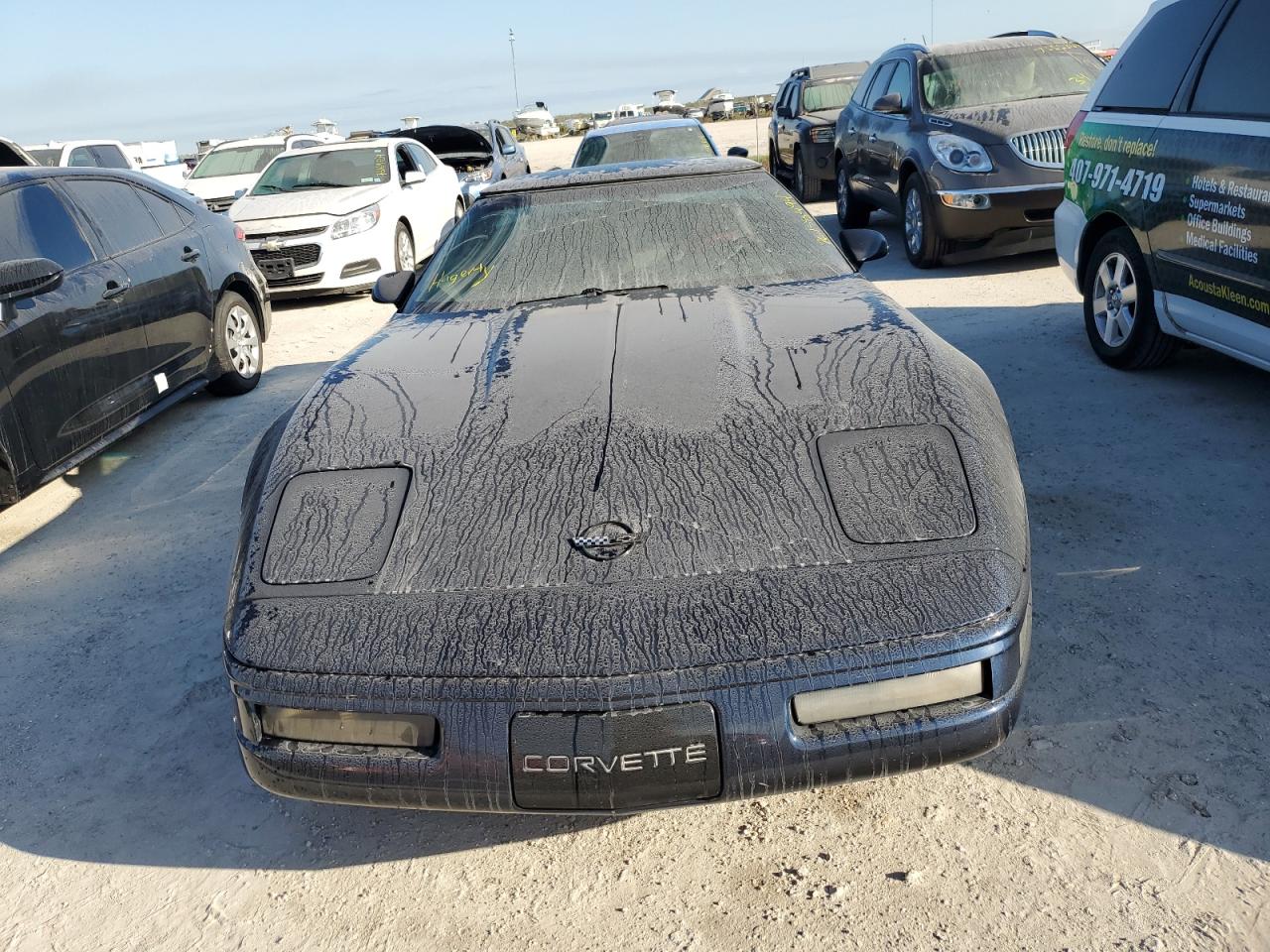 1995 Chevrolet Corvette VIN 1G1YY22PXS5100803 Copart auction photo, water/flood damage thumbnail 5