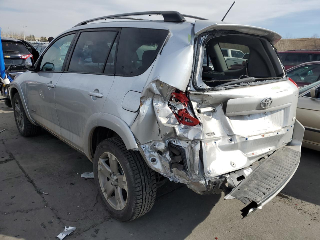 2010 Toyota RAV 4 VIN JTMRK4DV6A5098213 Copart auction photo, rear end damage thumbnail 2