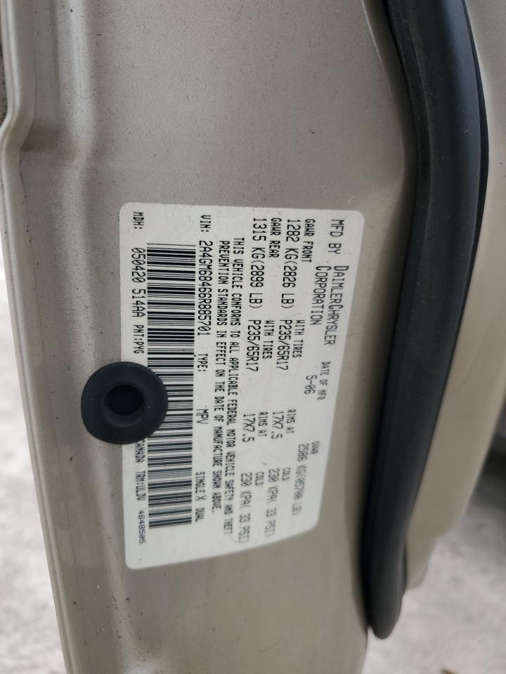 2006 Chrysler Pacifica VIN 2A4GM68466R885701 Copart auction photo, front end / minor dent/scratches damage thumbnail 13