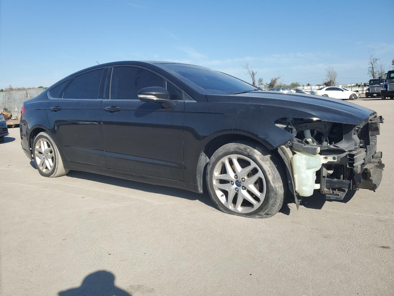 2014 Ford Fusion VIN 1FA6P0H7XE5394095 Copart auction photo, mechanical / front end damage thumbnail 4