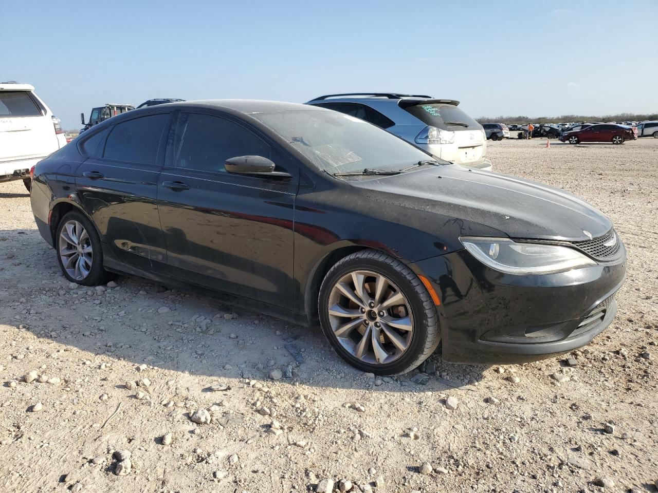 2015 Chrysler 200 VIN 1C3CCCBG7FN518638 Copart auction photo, side damage thumbnail 4