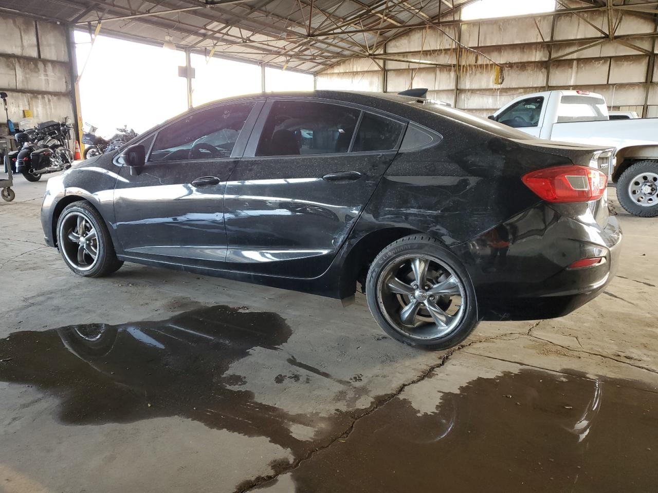 2016 Chevrolet Cruze VIN 1G1BC5SM8G7259827 Copart auction photo, side damage thumbnail 2