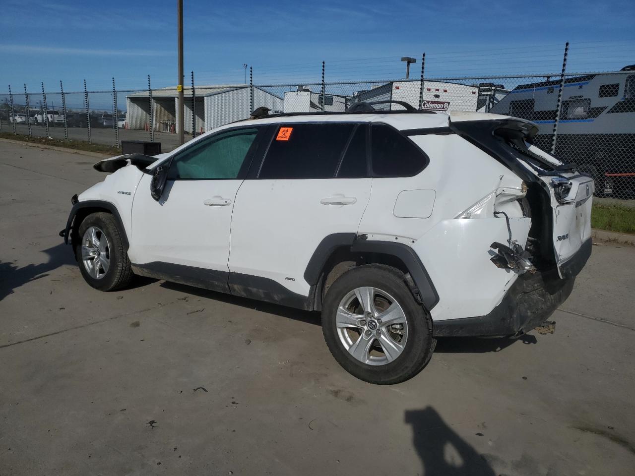 2021 Toyota RAV 4 VIN 4T3M6RFV3MU006495 Copart auction photo, rollover damage thumbnail 2