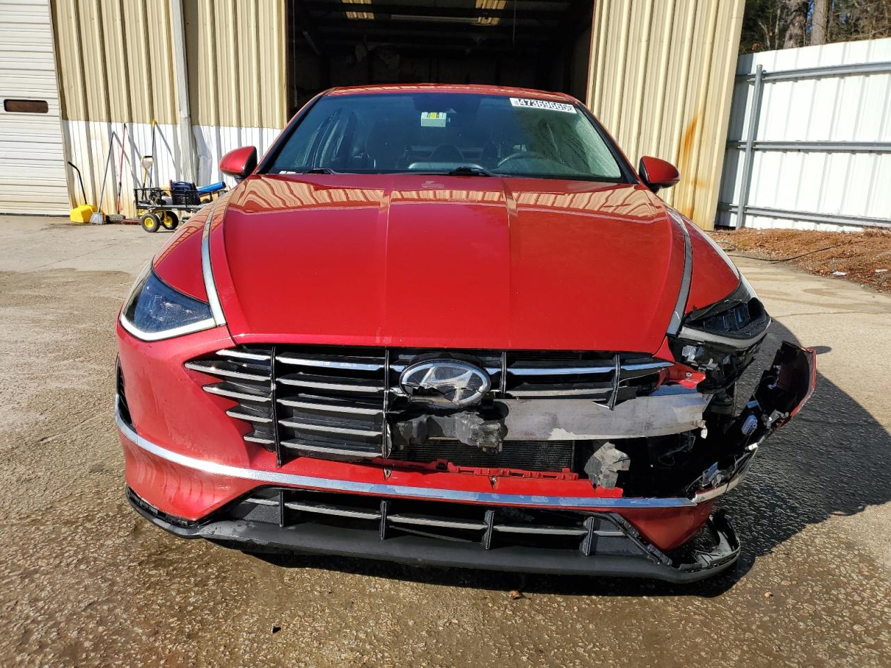 2020 Hyundai Sonata VIN 5NPEG4JA9LH007374 Copart auction photo, front end / undercarriage damage thumbnail 5