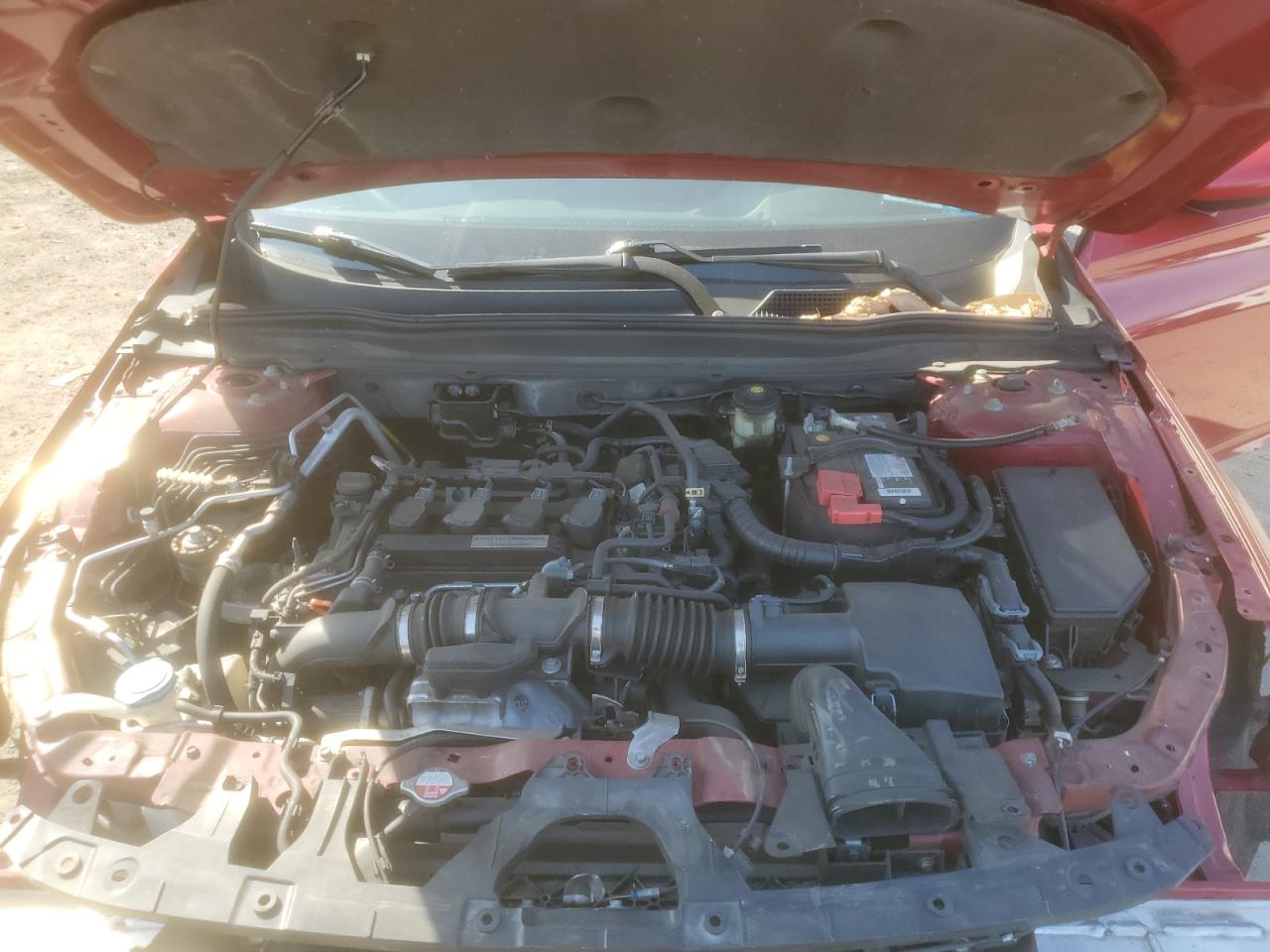 2019 Honda Accord VIN 1HGCV1F31KA159050 Copart auction photo, side / front end damage thumbnail 12