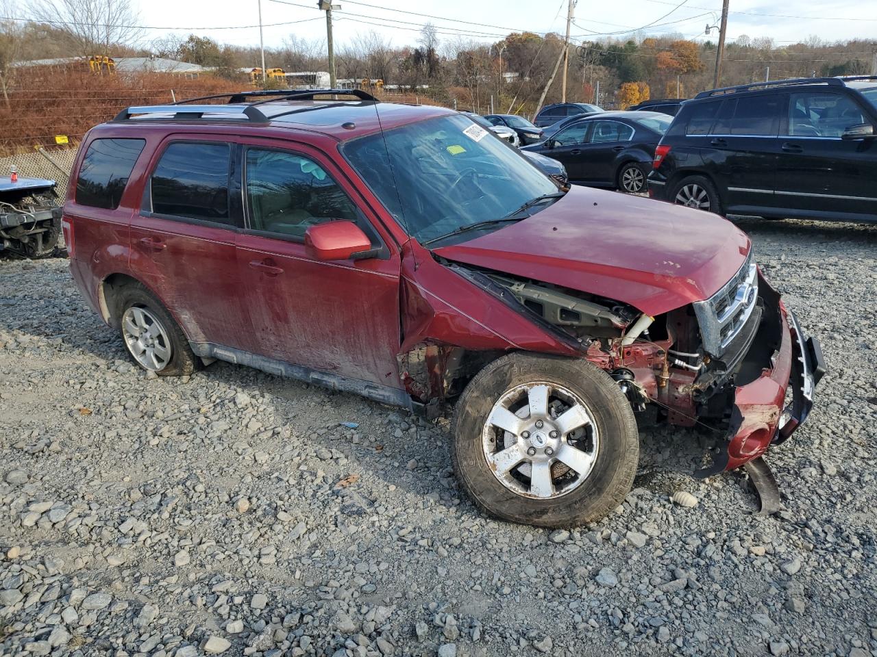 2012 Ford Escape VIN 1FMCU0E78CKB27073 Copart auction photo, rollover / front end damage thumbnail 4