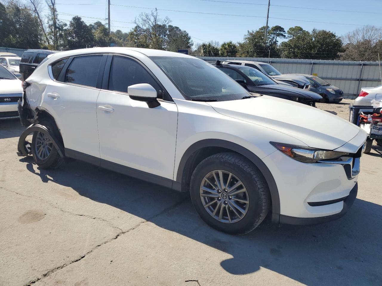 2018 Mazda CX-5 VIN JM3KFBBMXJ0328604 Copart auction photo, rear end damage thumbnail 4