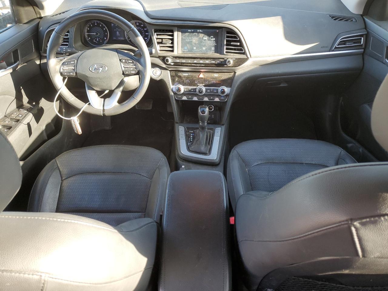 2020 Hyundai Elantra VIN 5NPD84LF7LH604234 Copart auction photo, front end / side damage thumbnail 8