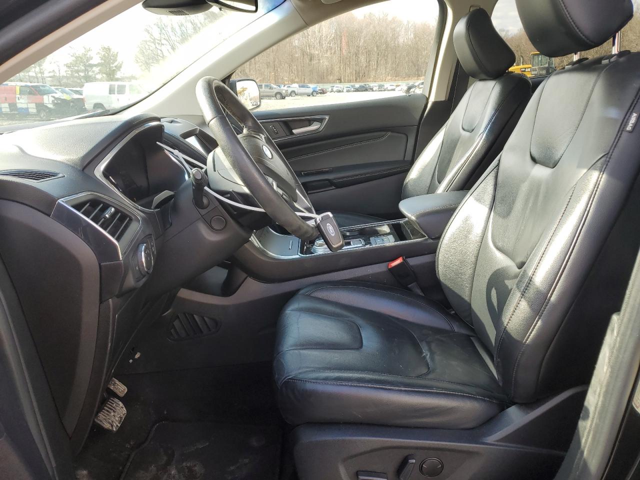 2020 Ford Edge VIN 2FMPK4K98LBA98172 Copart auction photo, front end / side damage thumbnail 7