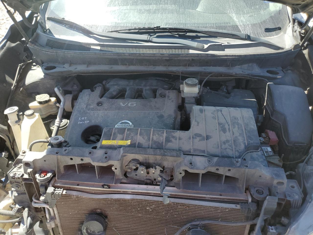 2011 Nissan Murano VIN JN8AZ1MWXBW175083 Copart auction photo, front end / side damage thumbnail 12