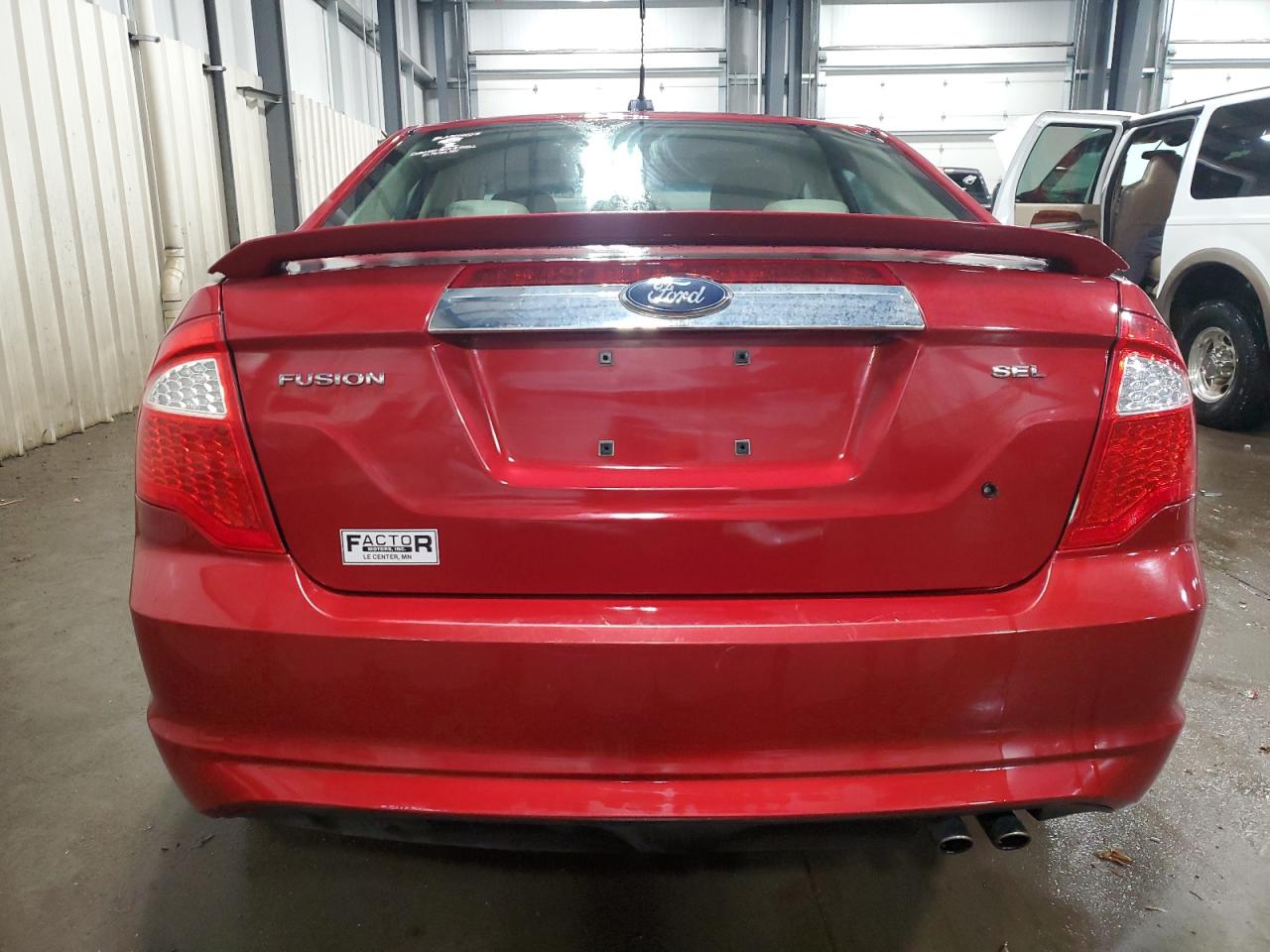 2010 Ford Fusion VIN 3FAHP0JA5AR254235 Copart auction photo, front end / rear end damage thumbnail 6