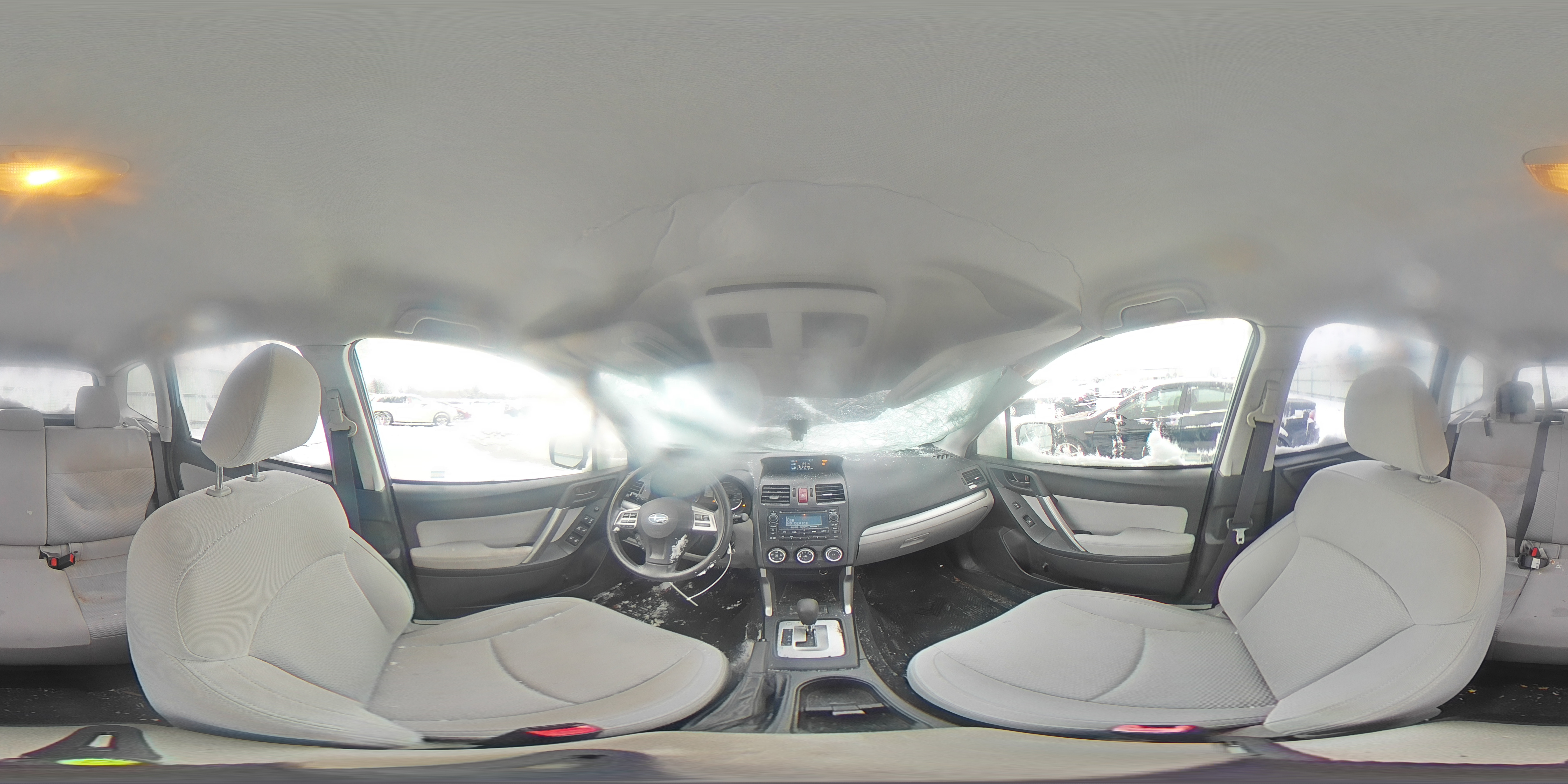 2015 Subaru Forester VIN JF2SJABC0FH578078 Copart auction photo, top/roof damage thumbnail 14