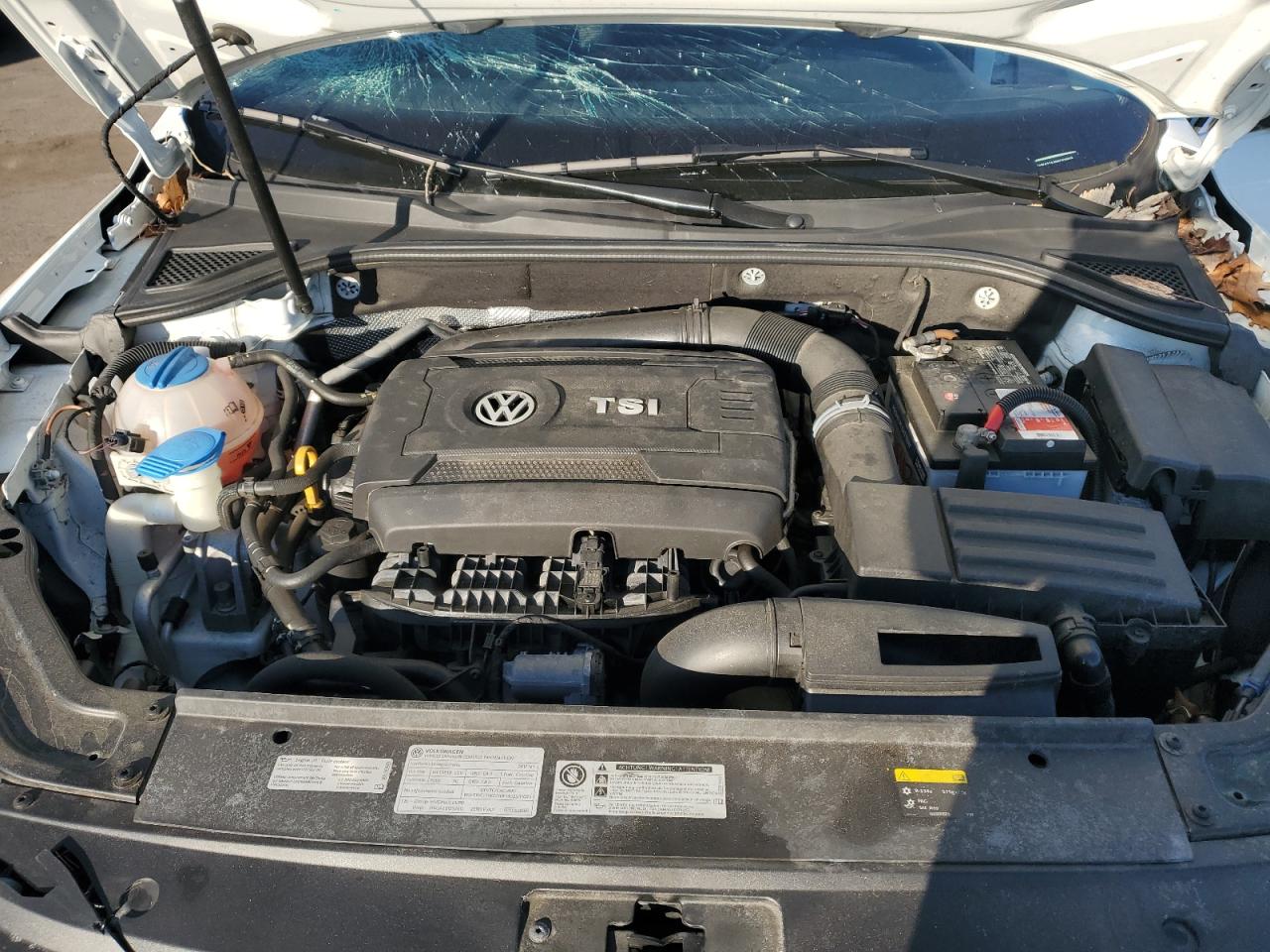 2017 Volkswagen Passat VIN 1VWAT7A30HC076905 Copart auction photo, front end damage thumbnail 13