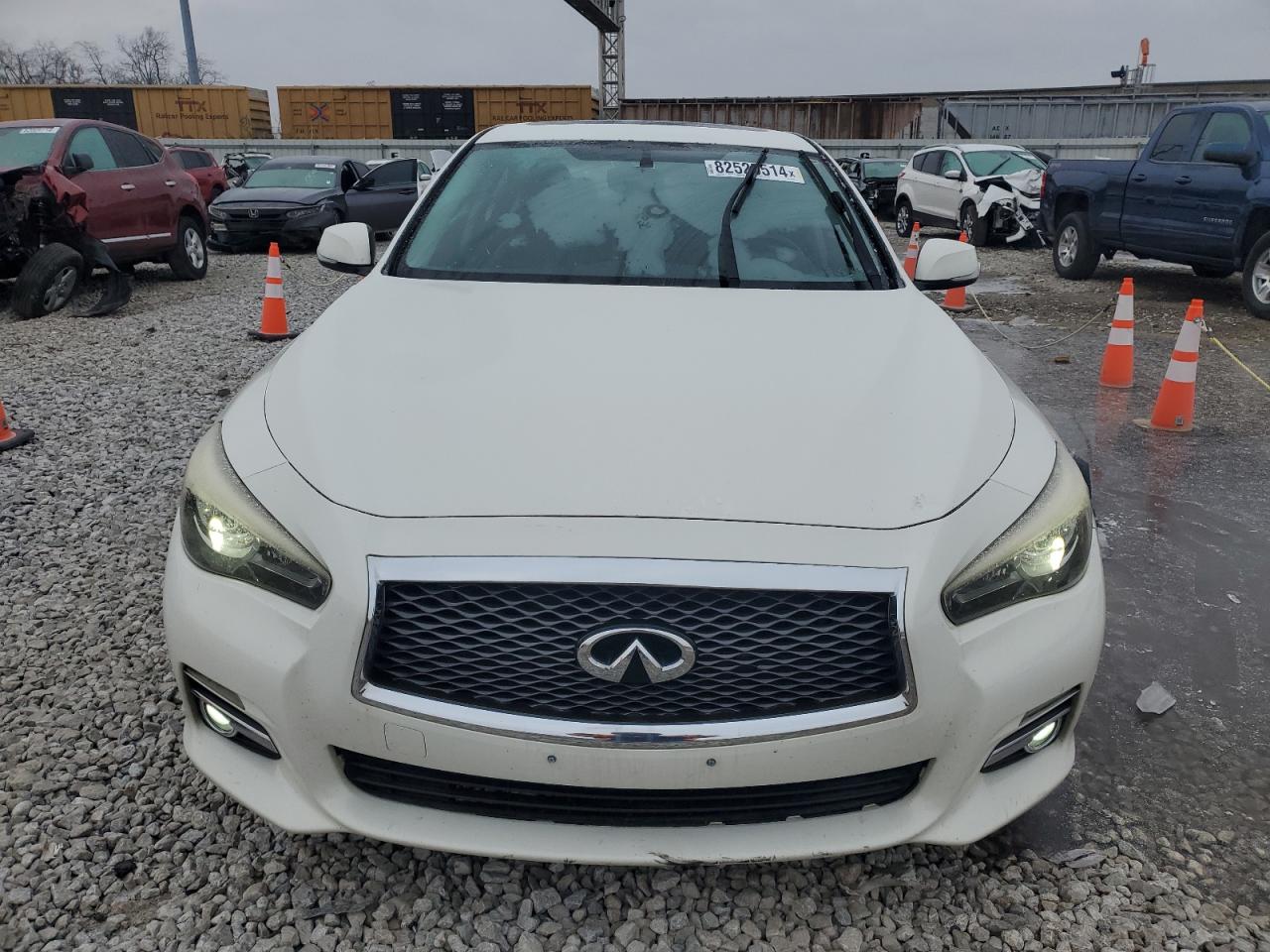 2014 Infiniti Q50 VIN JN1BV7AR3EM702719 Copart auction photo, minor dent/scratches damage thumbnail 5