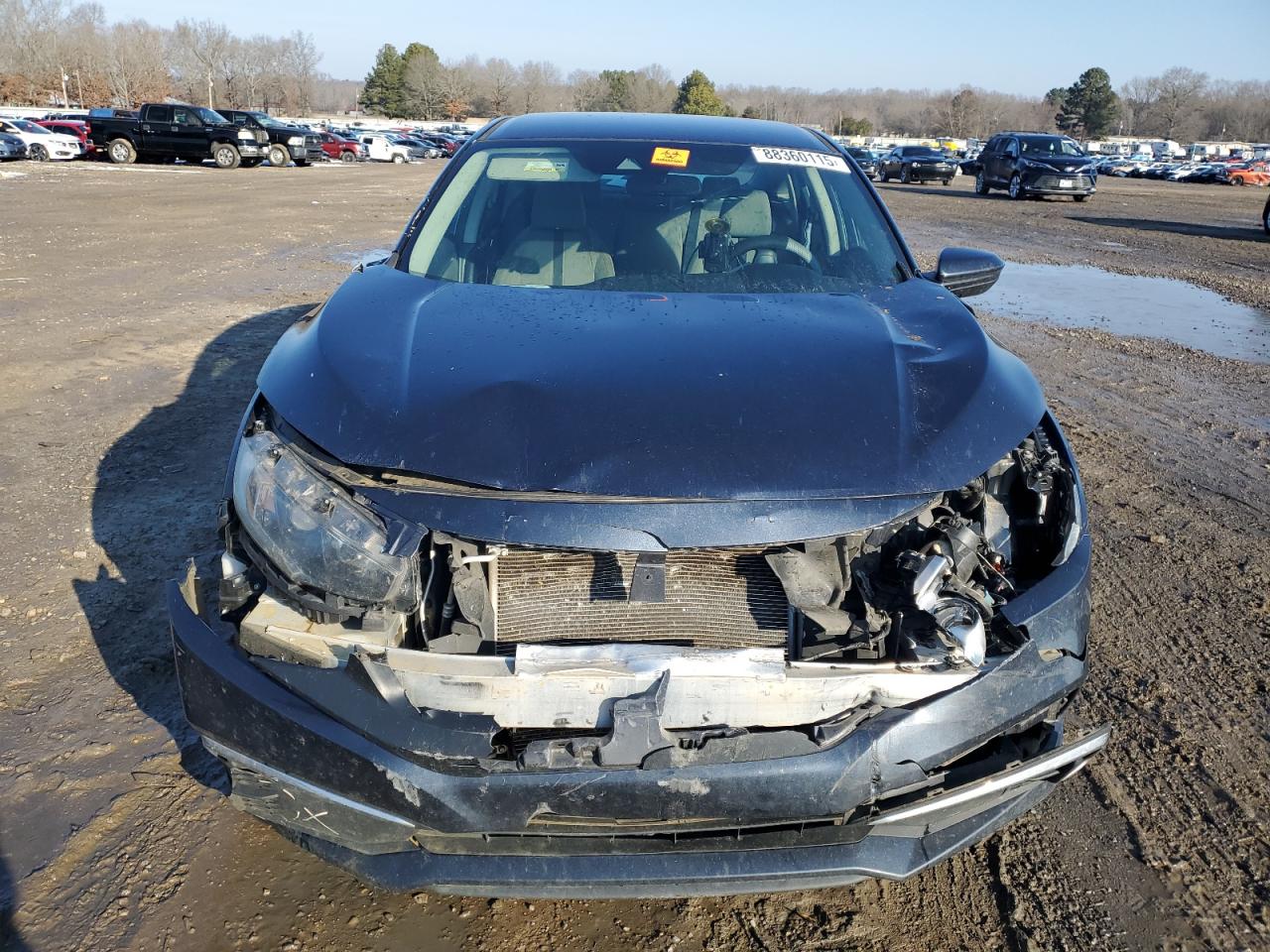 2019 Honda Civic VIN 19XFC2F69KE041360 Copart auction photo, front end / minor dent/scratches damage thumbnail 5
