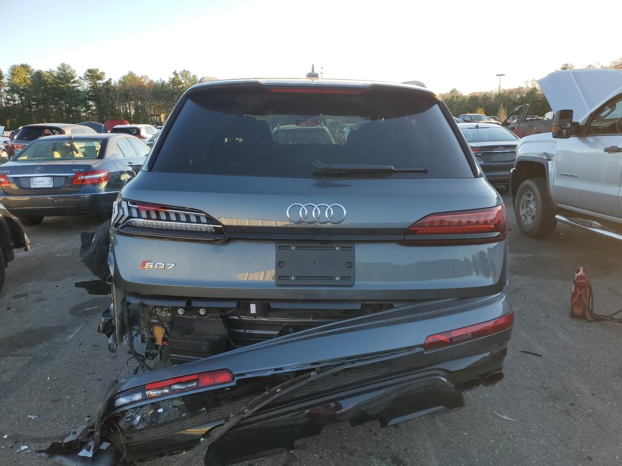 2024 Audi SQ7 VIN WA1VWBF74RD001544 Copart auction photo, rear end / minor dent/scratches damage thumbnail 6