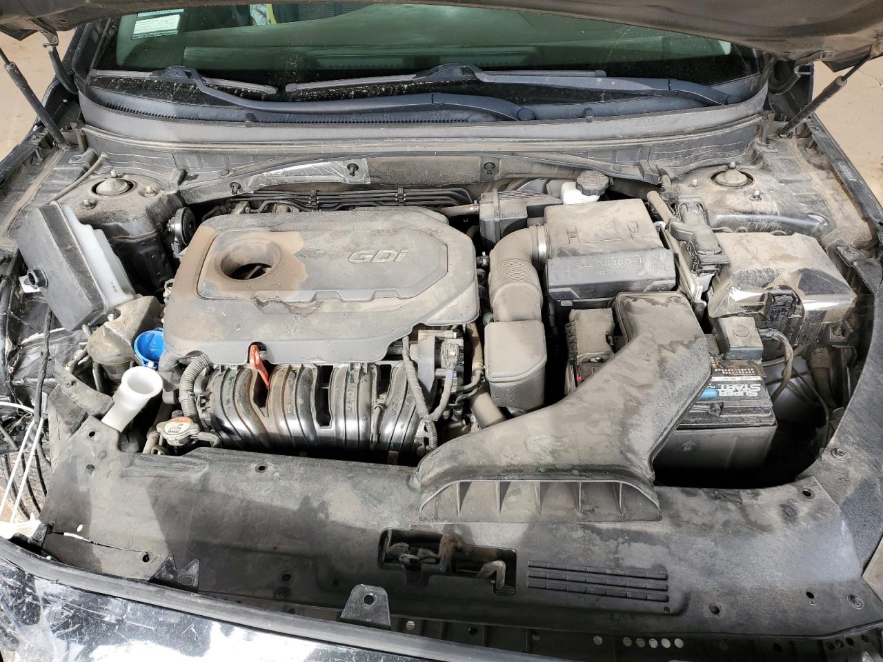 2019 Hyundai Sonata VIN 5NPE24AF1KH739541 Copart auction photo, front end damage thumbnail 12