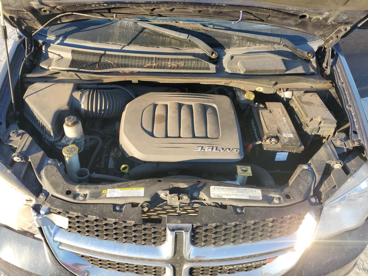2012 Dodge Caravan VIN 2C4RDGCG0CR328042 Copart auction photo, front end / mechanical damage thumbnail 12