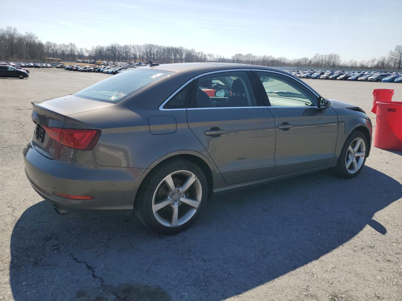 2015 Audi A3 VIN WAUBFGFF8F1055954 Copart auction photo, front end damage thumbnail 3