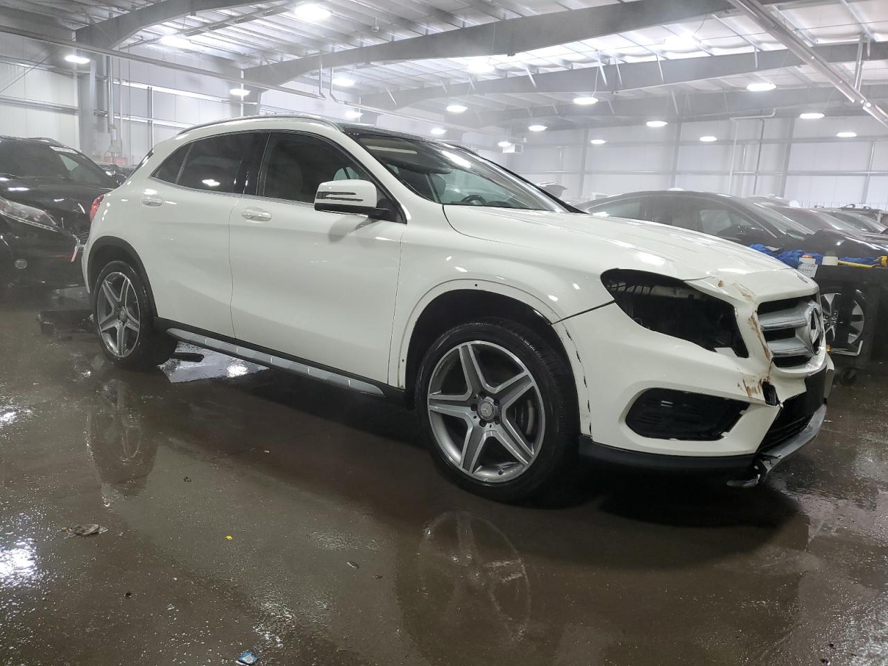 2015 Mercedes-Benz GLA-klasse VIN WDCTG4GB6FJ029863 Copart auction photo, front end damage thumbnail 4