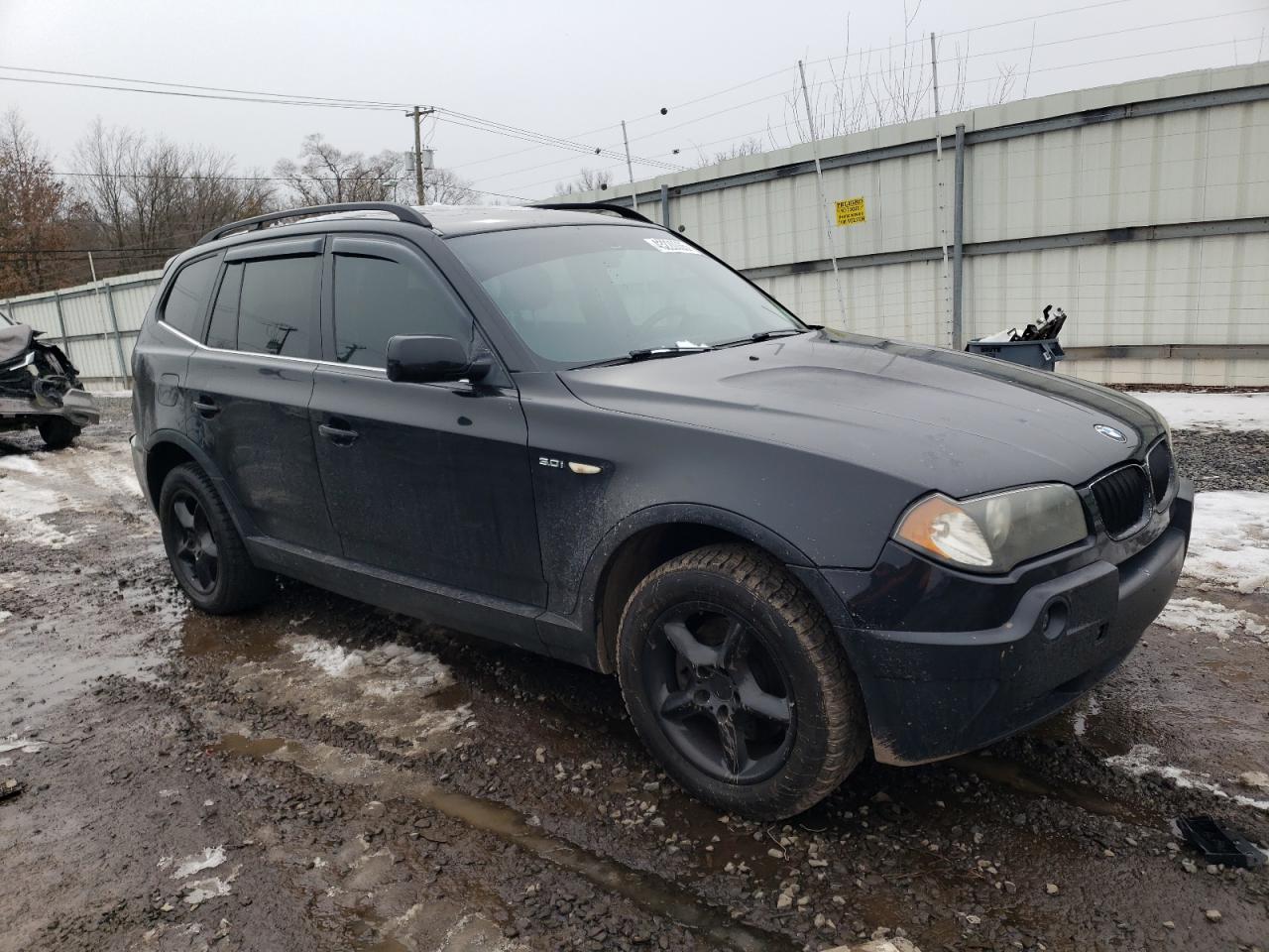2006 BMW X3 VIN WBXPA93446WG75912 Copart auction photo, rear end / front end damage thumbnail 4