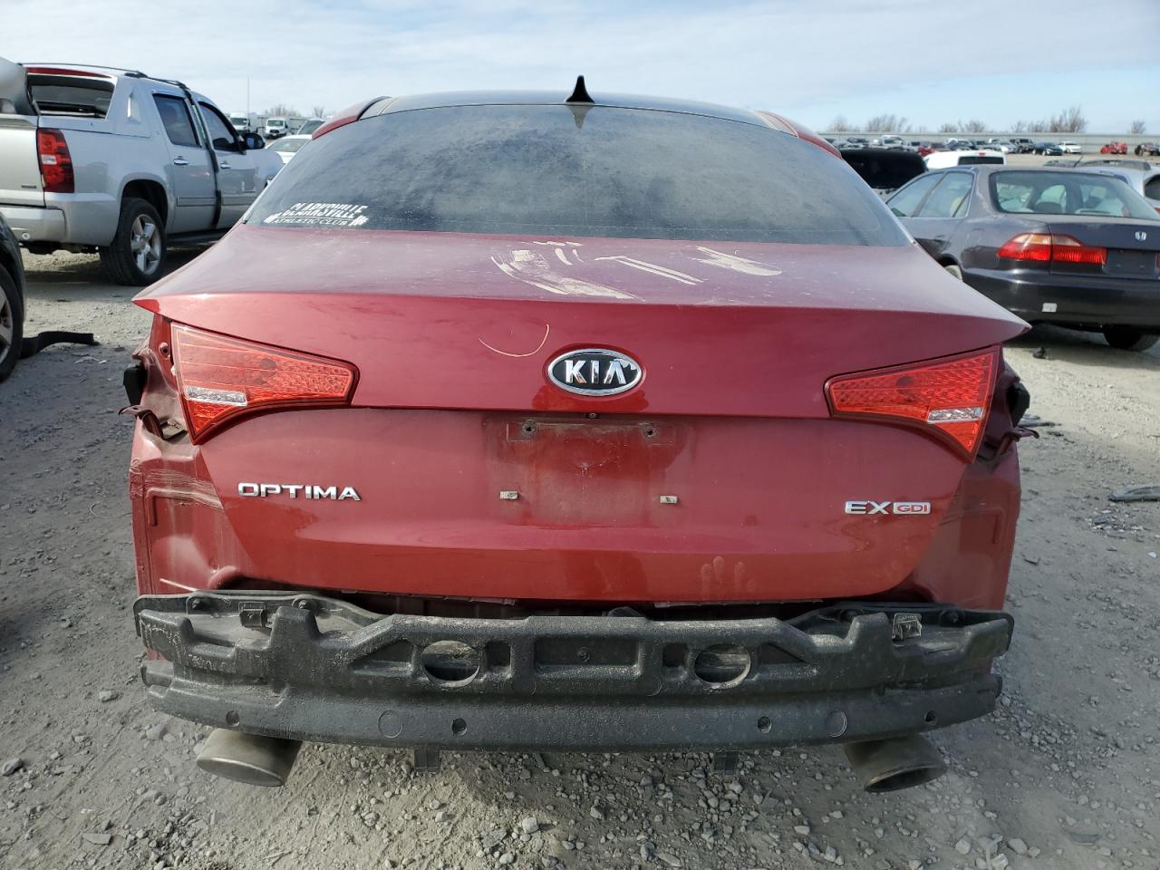 2012 KIA Optima VIN 5XXGN4A70CG036101 Copart auction photo, front end damage thumbnail 6