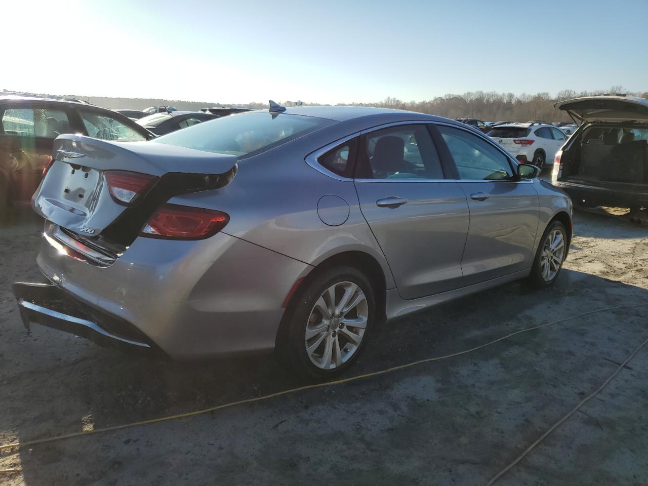 2015 Chrysler 200 VIN 1C3CCCAB2FN601075 Copart auction photo, rear end damage thumbnail 3