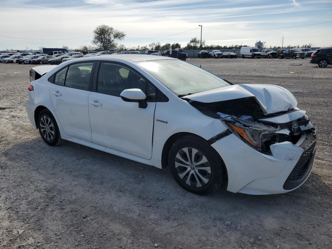 2021 Toyota Corolla VIN JTDEAMDE2MJ033209 Copart auction photo, front end / rear end damage thumbnail 4