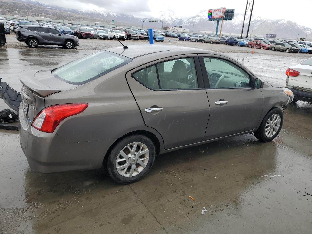 2015 Nissan Versa VIN 3N1CN7AP5FL930543 Copart auction photo, front end damage thumbnail 3