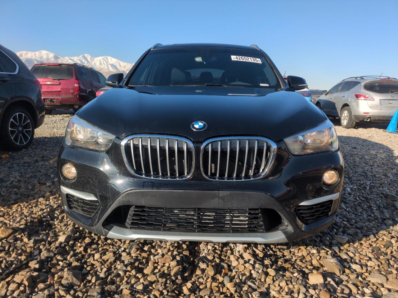 2018 BMW X1 VIN WBXHT3C31J5K27772 Copart auction photo, rear end / side damage thumbnail 5