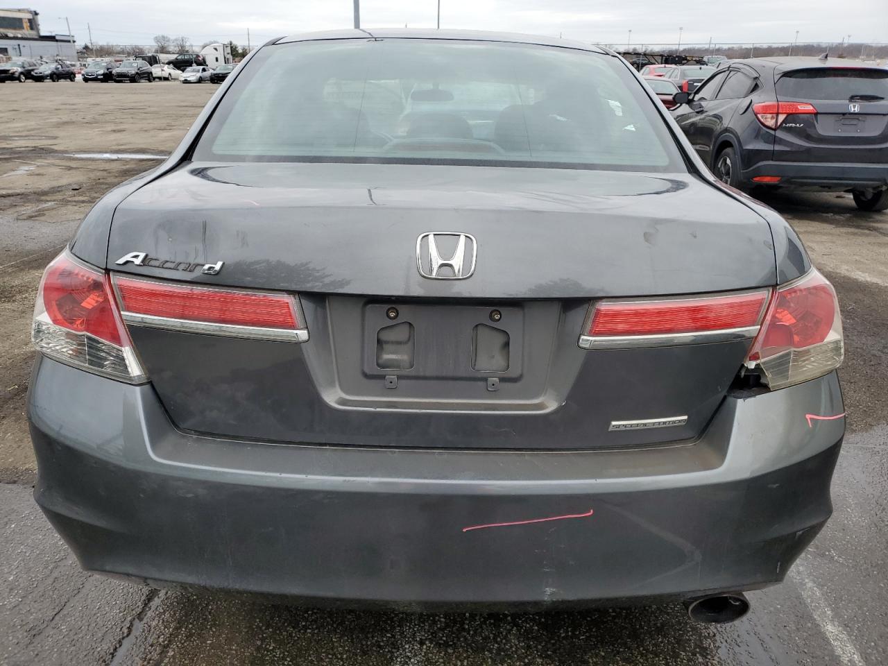 2011 Honda Accord VIN 1HGCP2F60BA041937 Copart auction photo, front end / rear end damage thumbnail 6