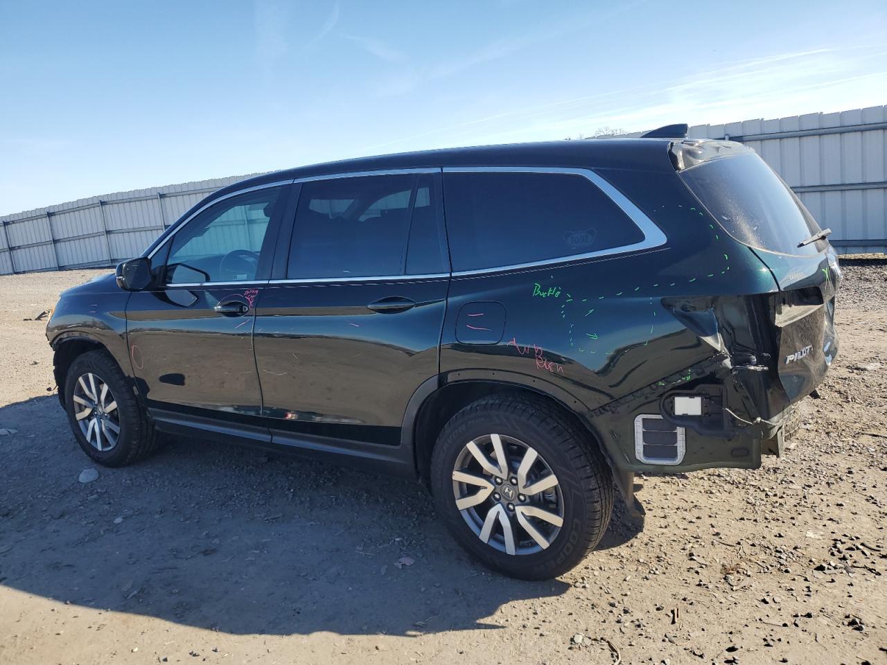 2020 Honda Pilot VIN 5FNYF6H53LB013027 Copart auction photo, front end / rear end damage thumbnail 2