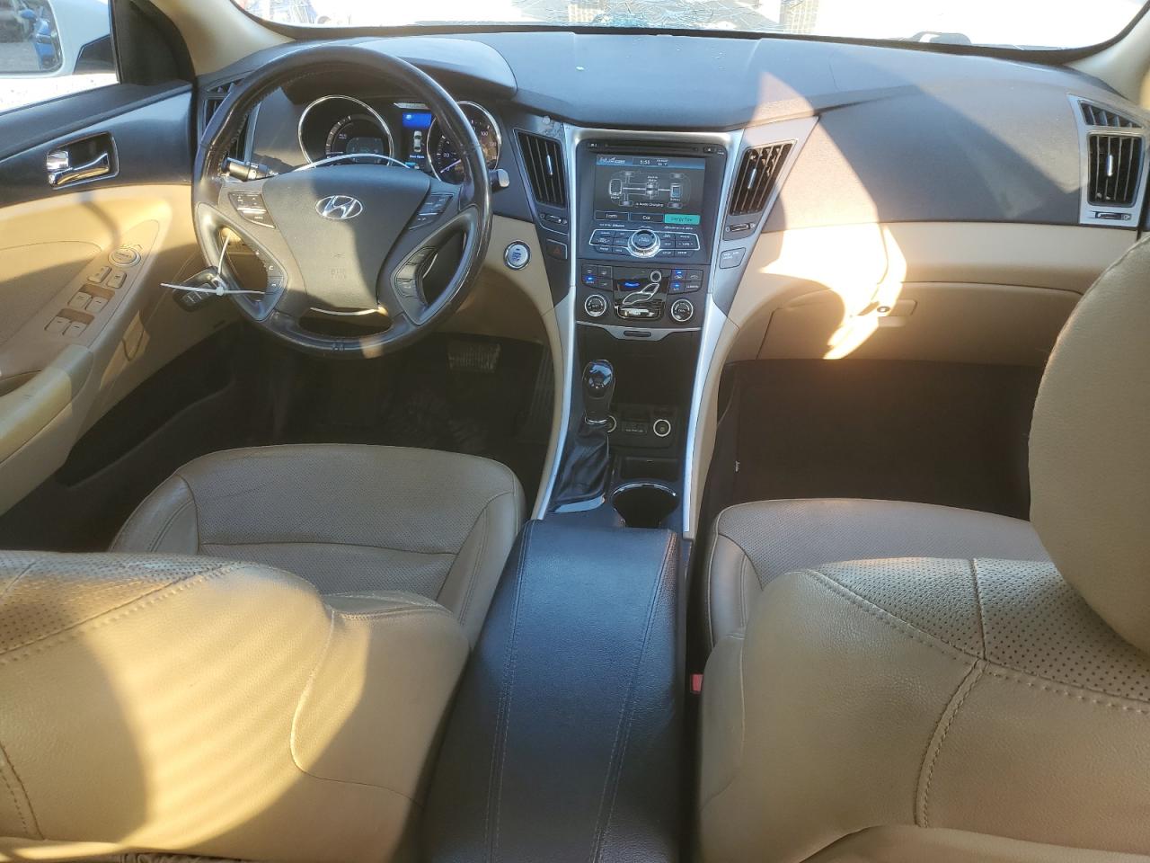 2015 Hyundai Sonata VIN KMHEC4A40FA120045 Copart auction photo, hail / minor dent/scratches damage thumbnail 8