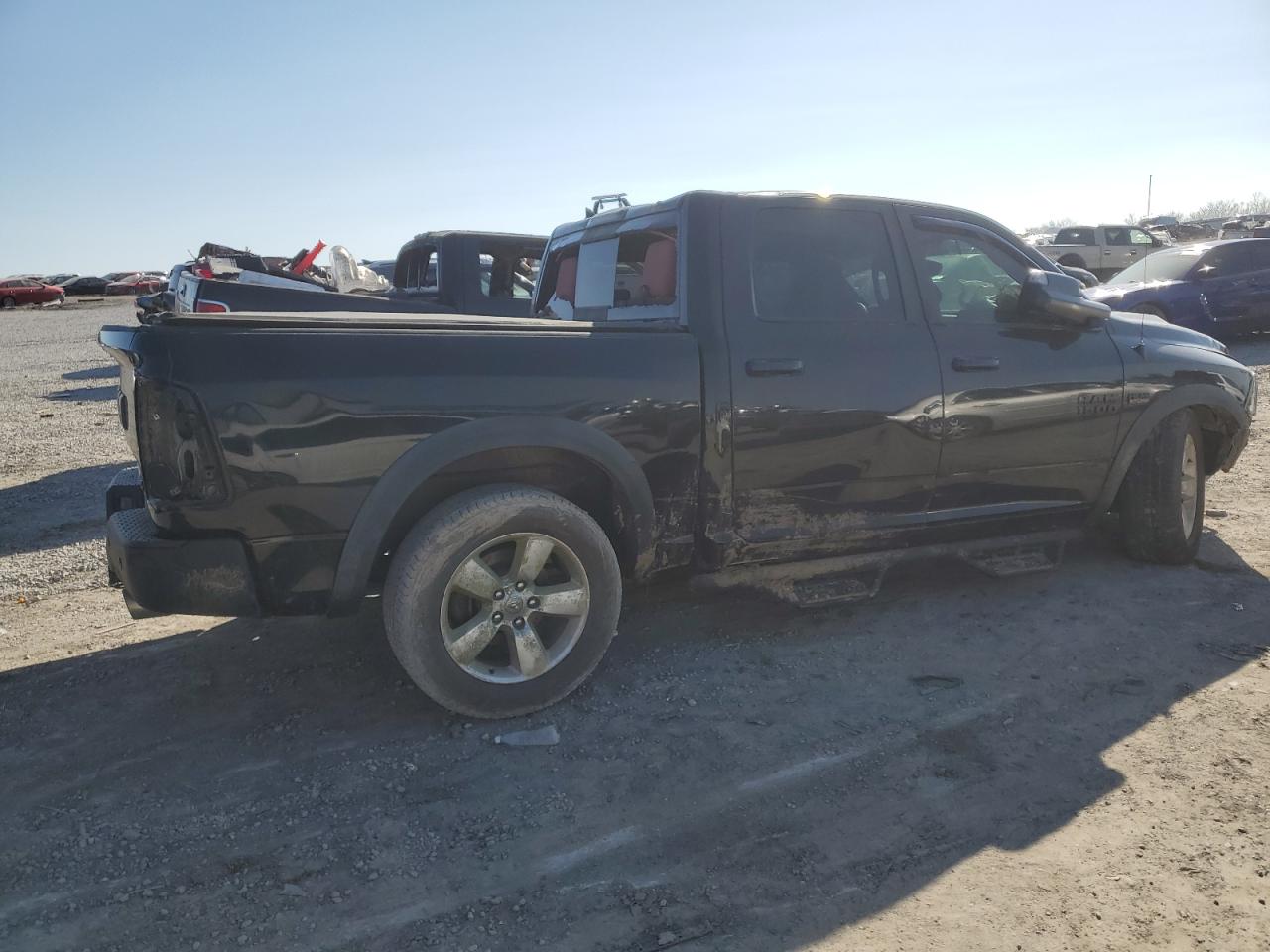 2017 RAM 1500 VIN 1C6RR7YT5HS502918 Copart auction photo, all over damage thumbnail 3