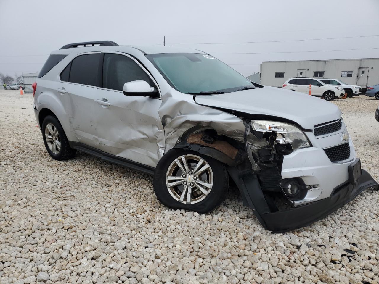 2013 Chevrolet Equinox VIN 1GNALPEK4DZ113117 Copart auction photo, front end / side damage thumbnail 4