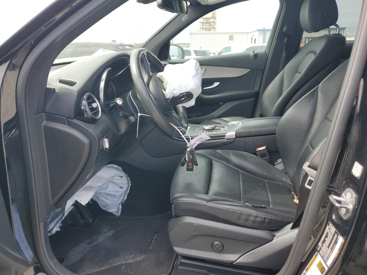 2019 Mercedes-Benz GLC VIN WDC0G4JB5KF553465 Copart auction photo, undercarriage / front end damage thumbnail 7