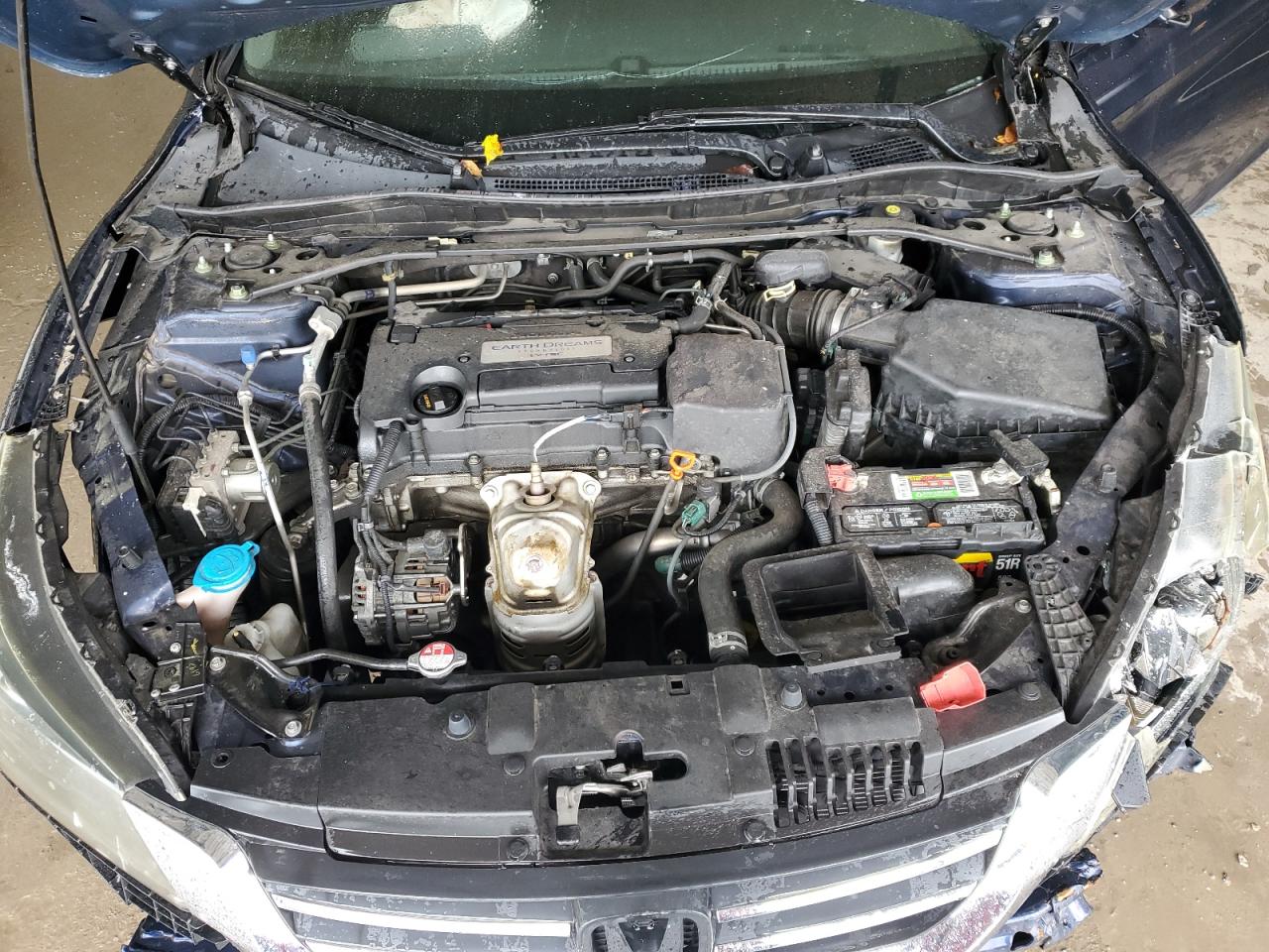 2014 Honda Accord VIN 1HGCR2F58EA278682 Copart auction photo, front end / side damage thumbnail 11