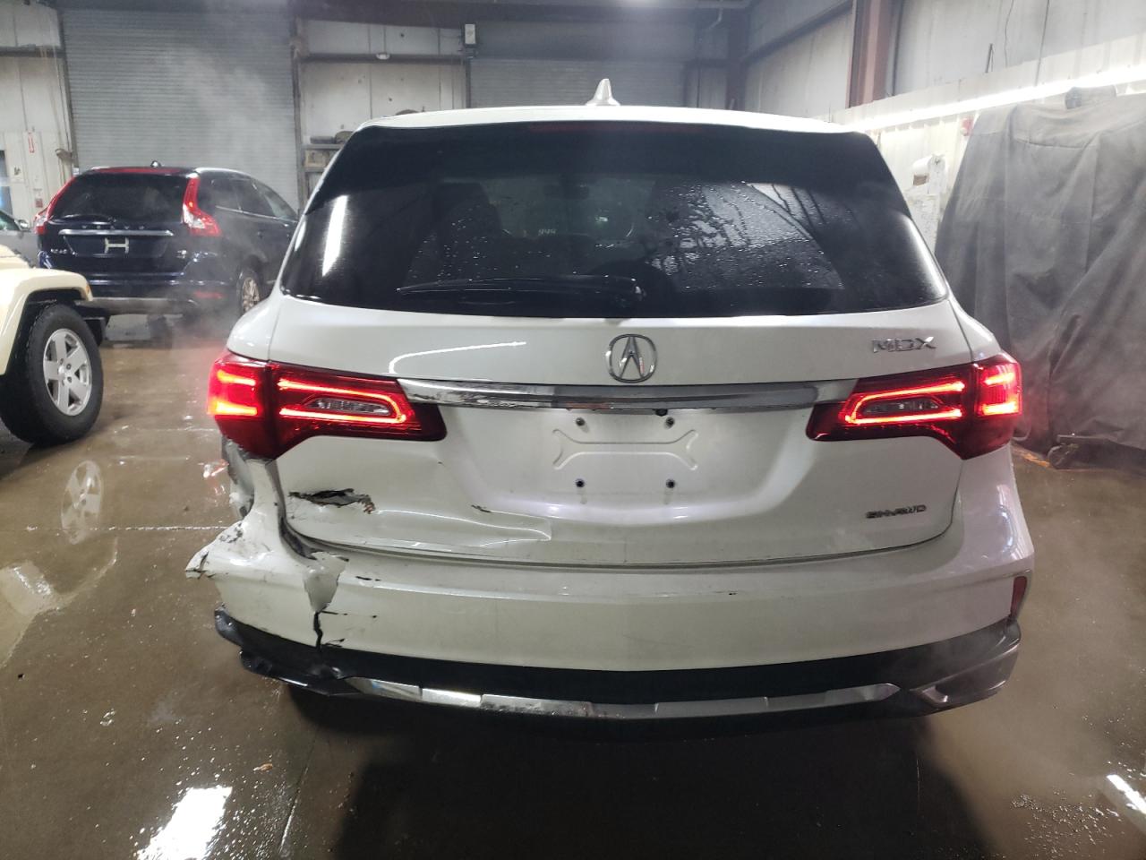 2018 Acura MDX VIN 5J8YD4H35JL021456 Copart auction photo, rear end damage thumbnail 6
