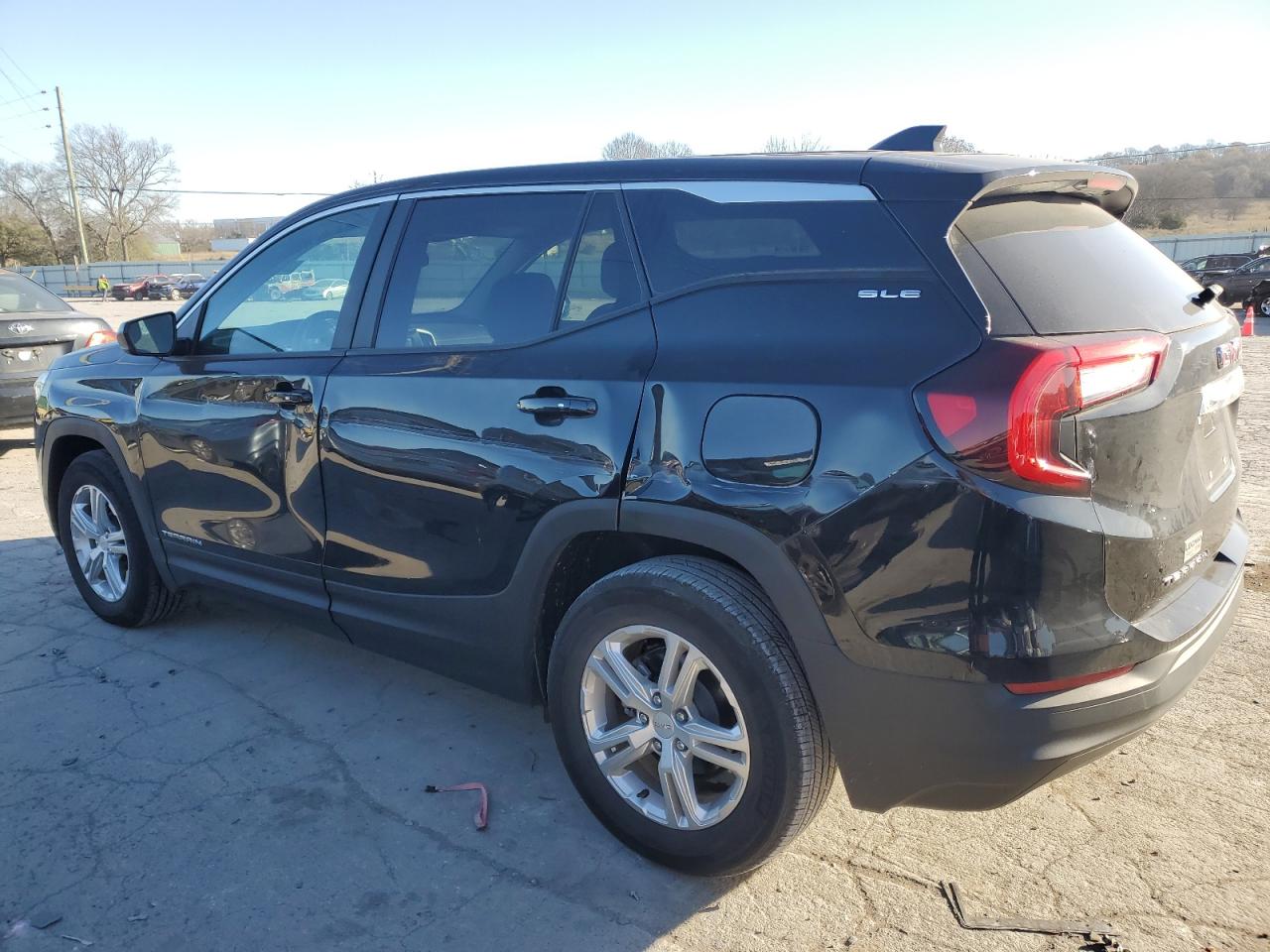 2022 GMC Terrain VIN 3GKALMEV1NL304623 Copart auction photo, side damage thumbnail 2