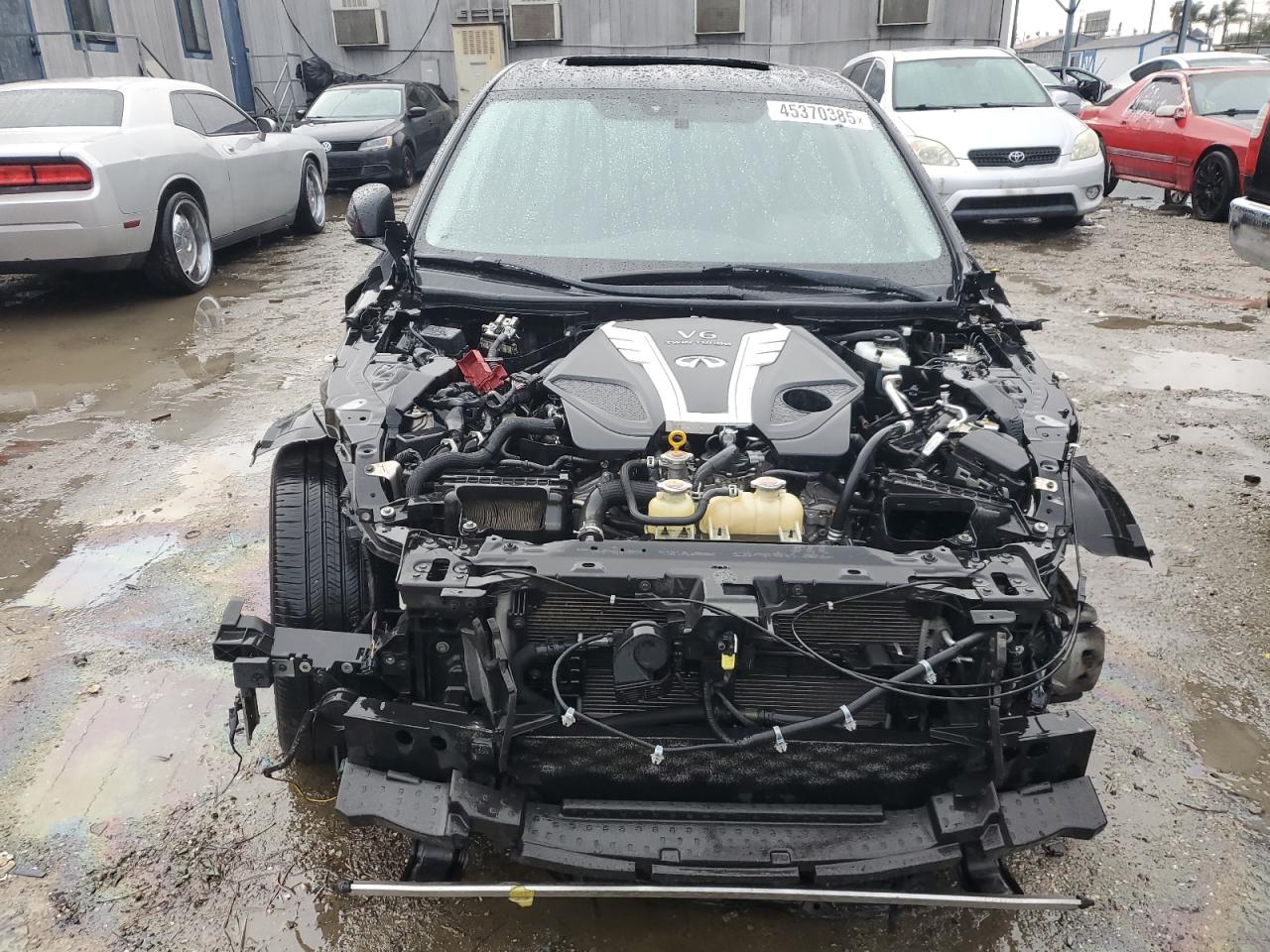 2018 Infiniti Q50 VIN JN1EV7APXJM354648 Copart auction photo, all over damage thumbnail 5