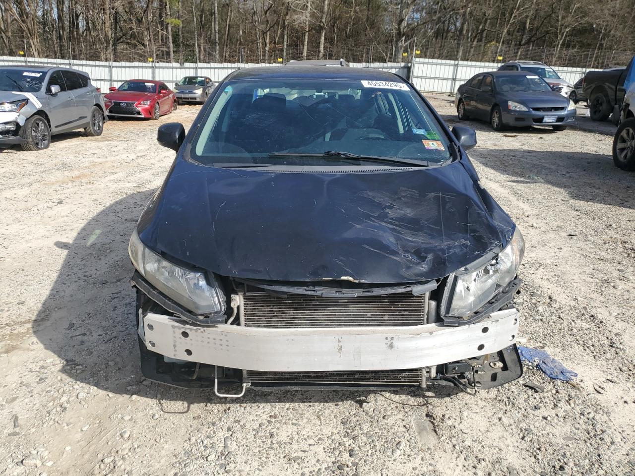 2013 Honda Civic VIN 19XFB2F56DE043712 Copart auction photo, all over damage thumbnail 5