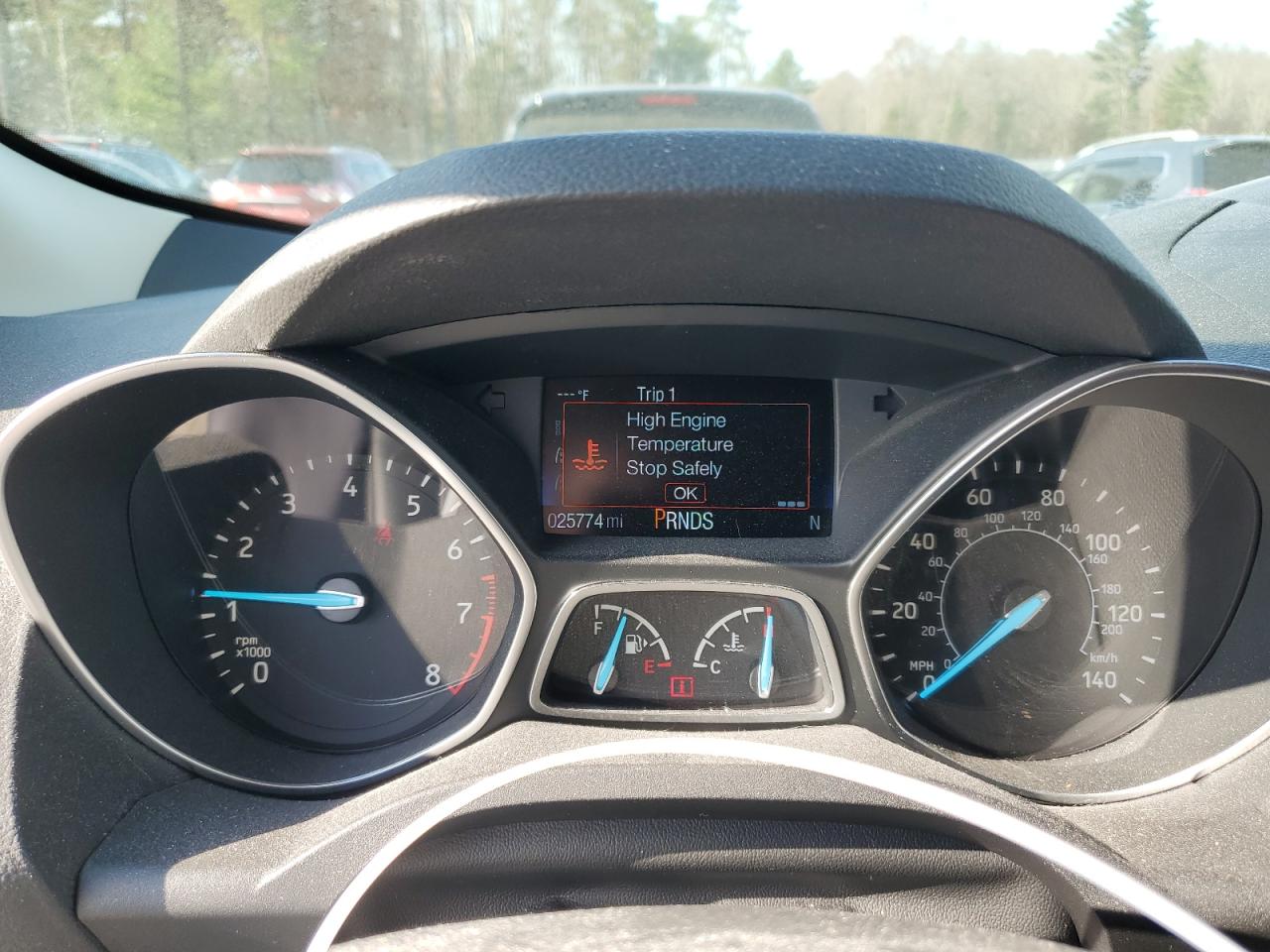 2018 Ford Escape VIN 1FMCU9HD1JUB14754 Copart auction photo, front end / side damage thumbnail 9