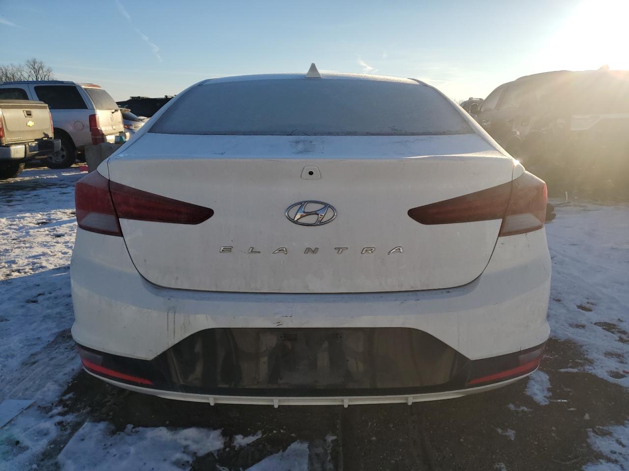 2020 Hyundai Elantra VIN 5NPD84LFXLH504211 Copart auction photo, all over damage thumbnail 6