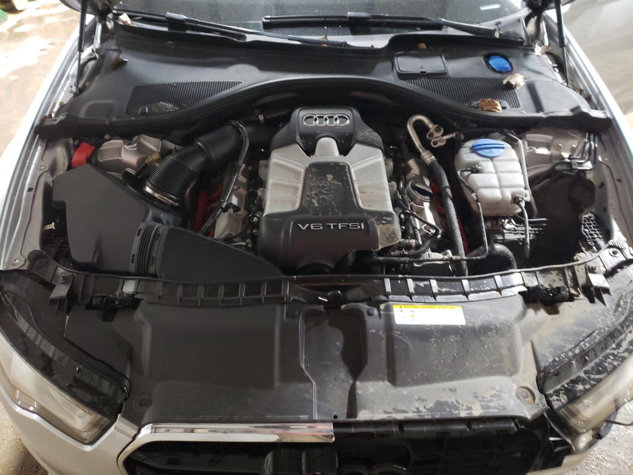 2014 Audi A6 VIN WAUFGAFC5EN109641 Copart auction photo, front end damage thumbnail 11