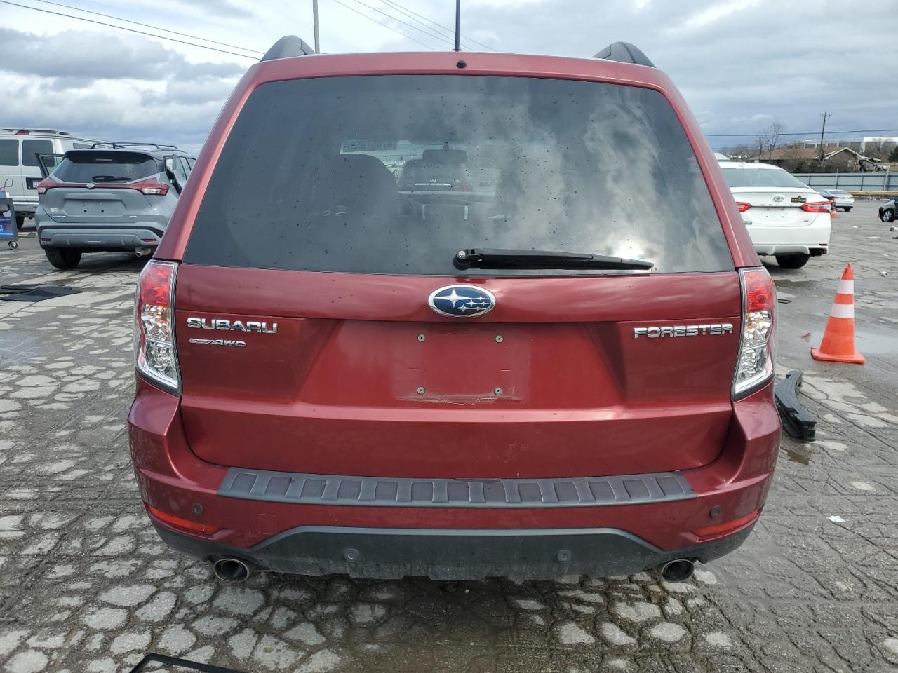 2010 Subaru Forester VIN JF2SH6CC8AH715865 Copart auction photo, front end damage thumbnail 6