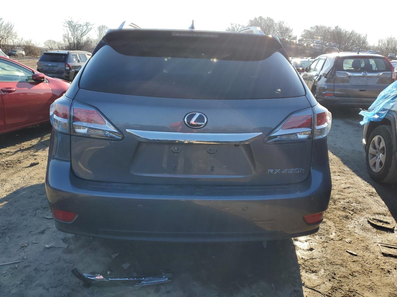 2015 Lexus RX VIN 2T2BC1BA1FC009649 Copart auction photo, front end / undercarriage damage thumbnail 6