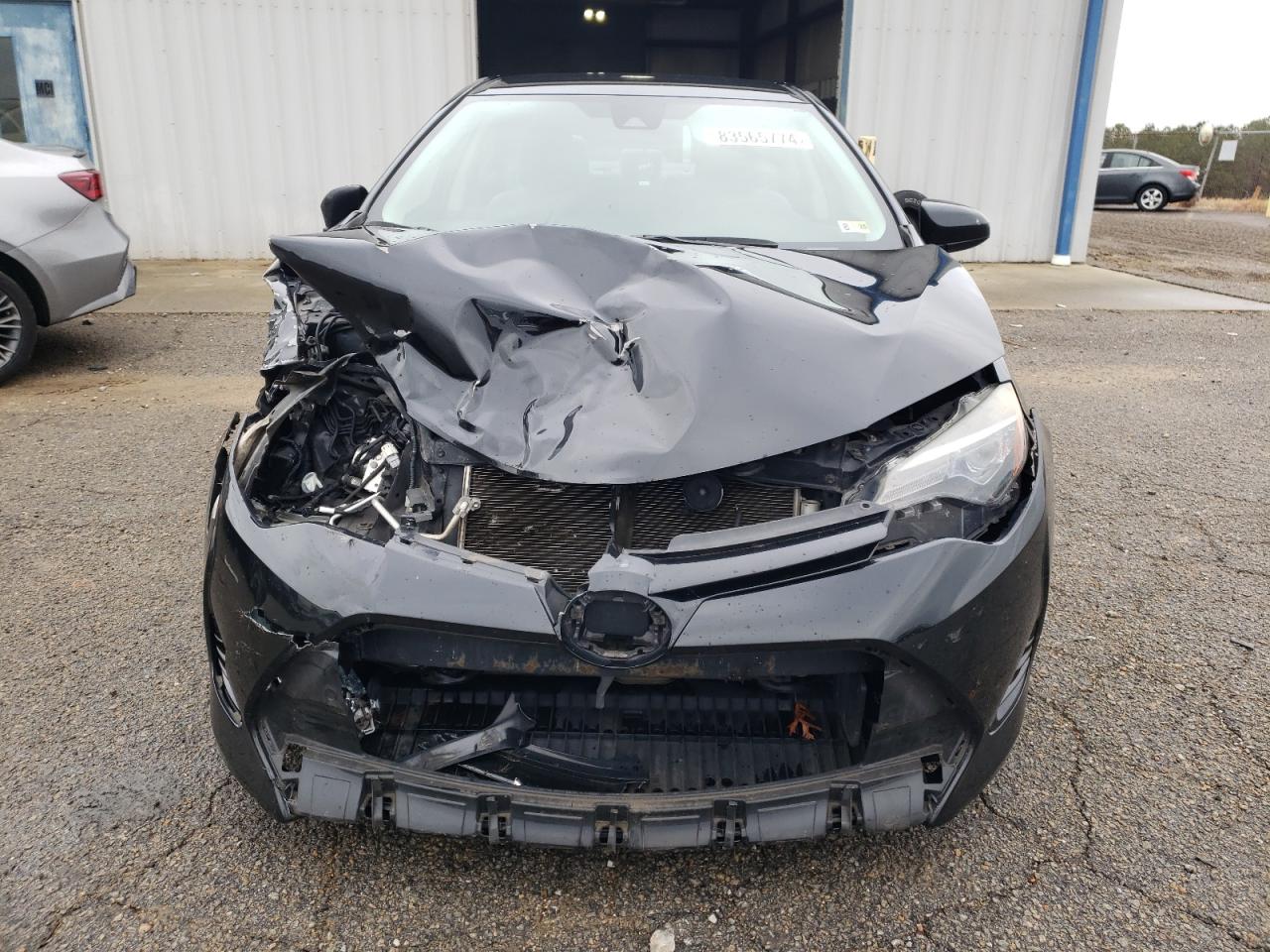 2017 Toyota Corolla VIN 2T1BURHE1HC924157 Copart auction photo, front end / side damage thumbnail 5