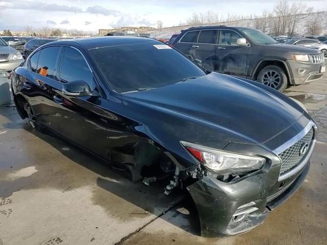 2017 Infiniti Q50 VIN JN1EV7AP4HM730609 Copart auction photo, side / front end damage thumbnail 14